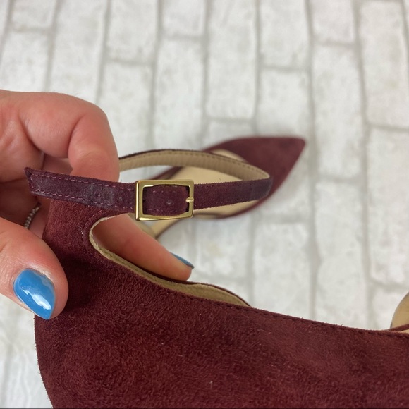 Jimmy Choo Burgundy Flats - Picture 8 of 8